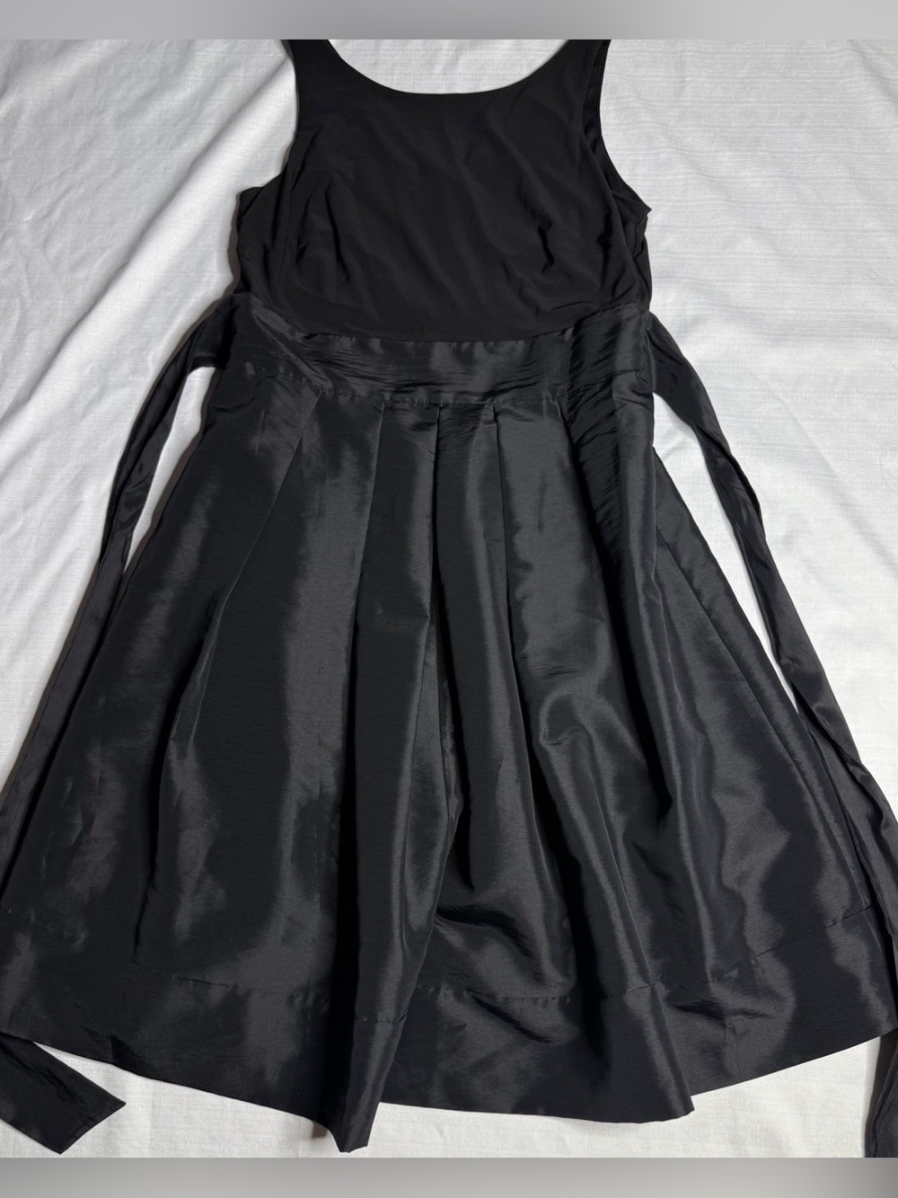 Women’s Black Label by Evan Picone Black Sleeveless Fit & Flare Dress Size 12 - Picture 5 of 9